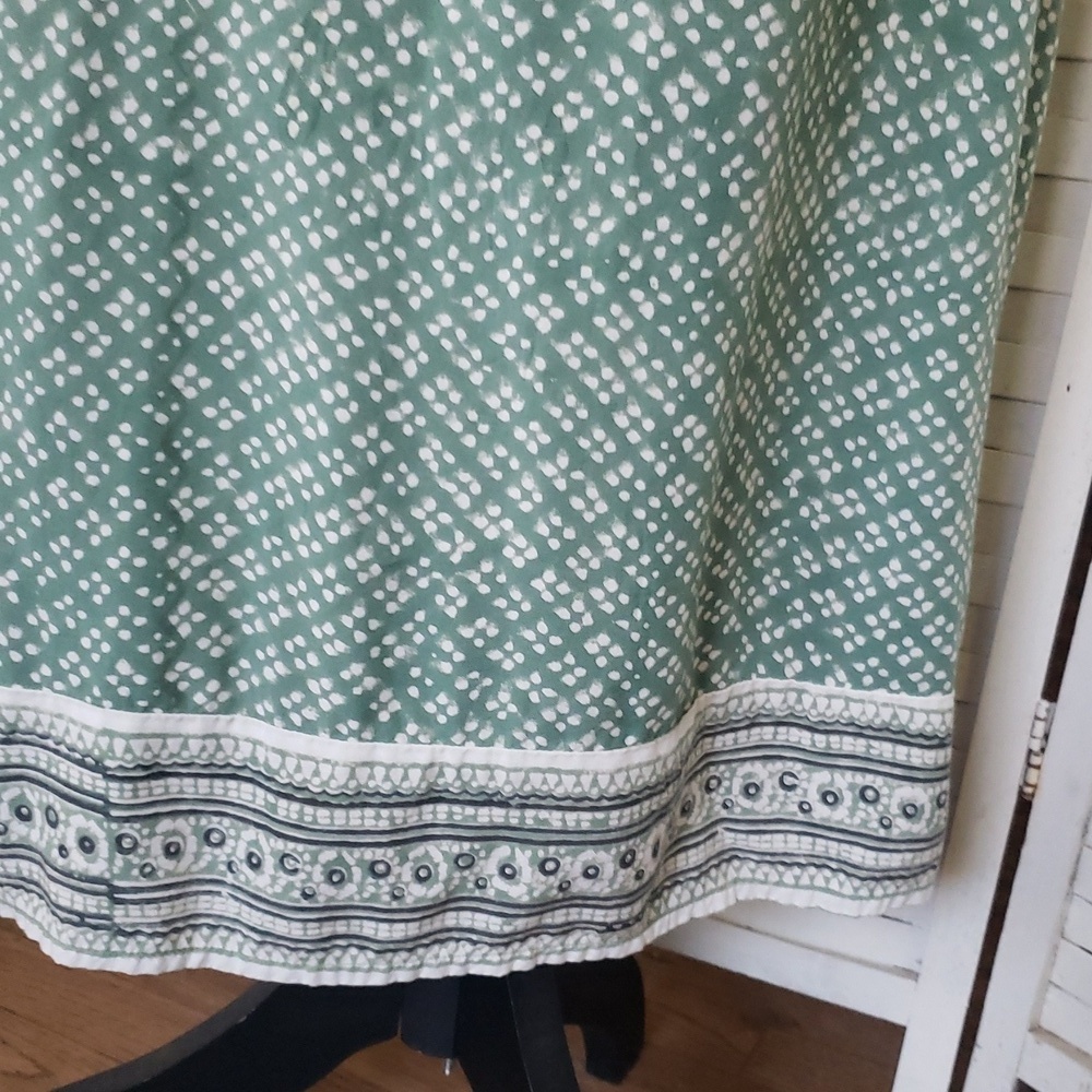 Cleobella Green Patterned Wrap Dress Size M - Picture 6 of 7